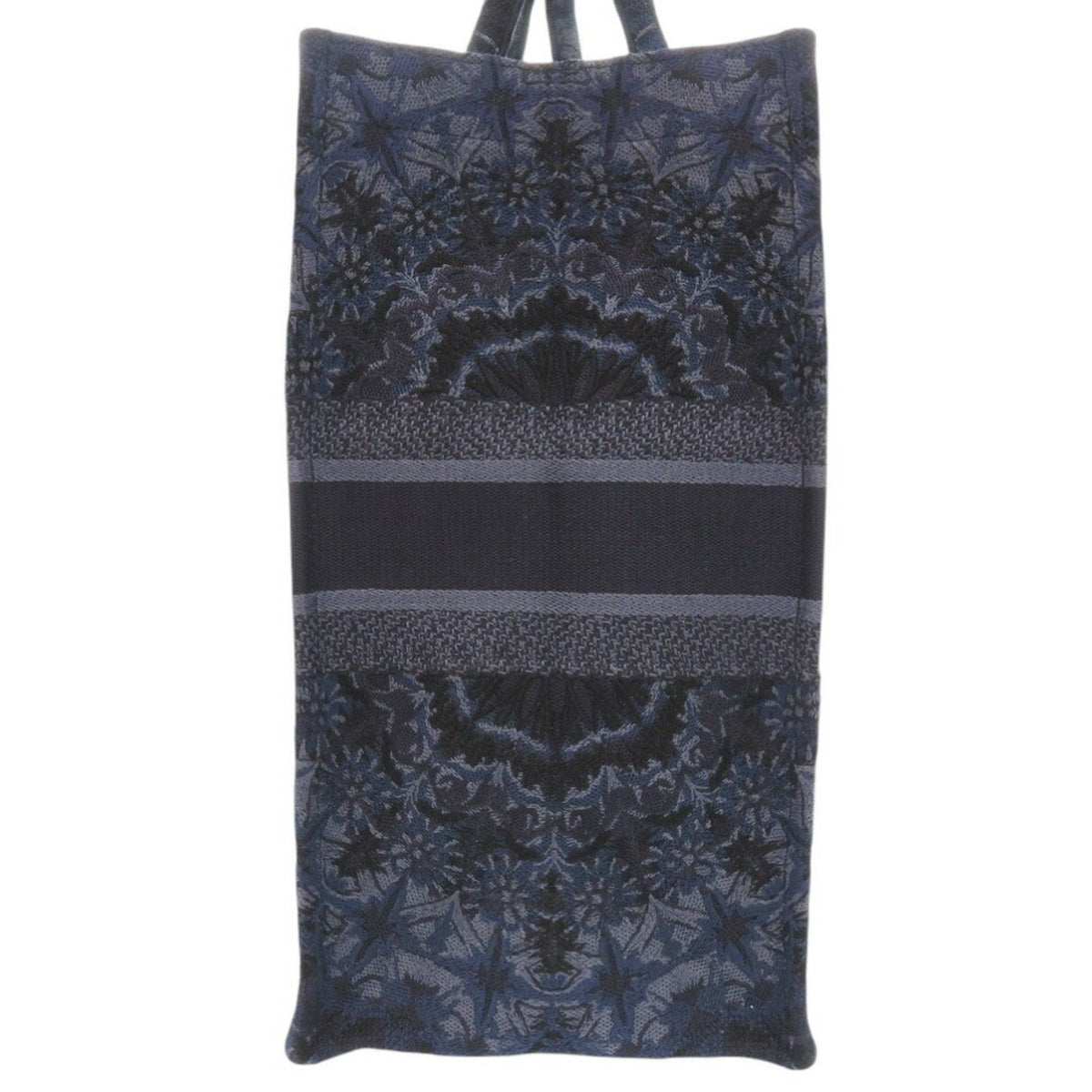 Christian Dior Navy Canvas Tote Bag Canvas Rovelle Bags