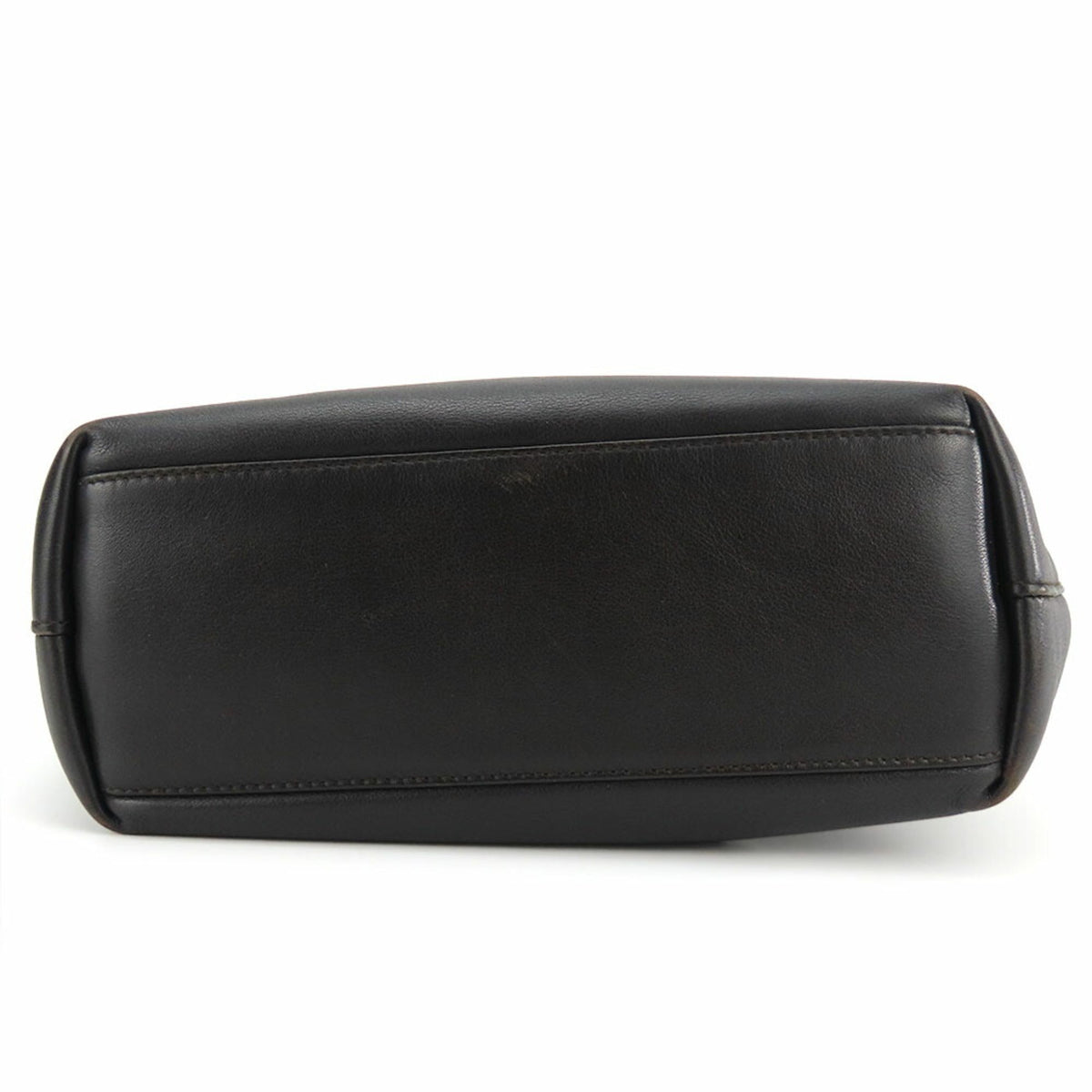Christian Dior Dark Brown Leather Handbag Rovelle Bags