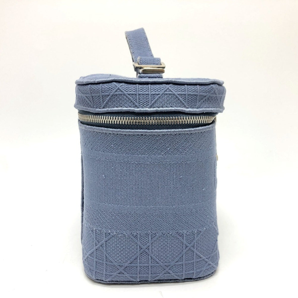 Christian Dior Blue Canvas Vanity Bag Rovelle Bags