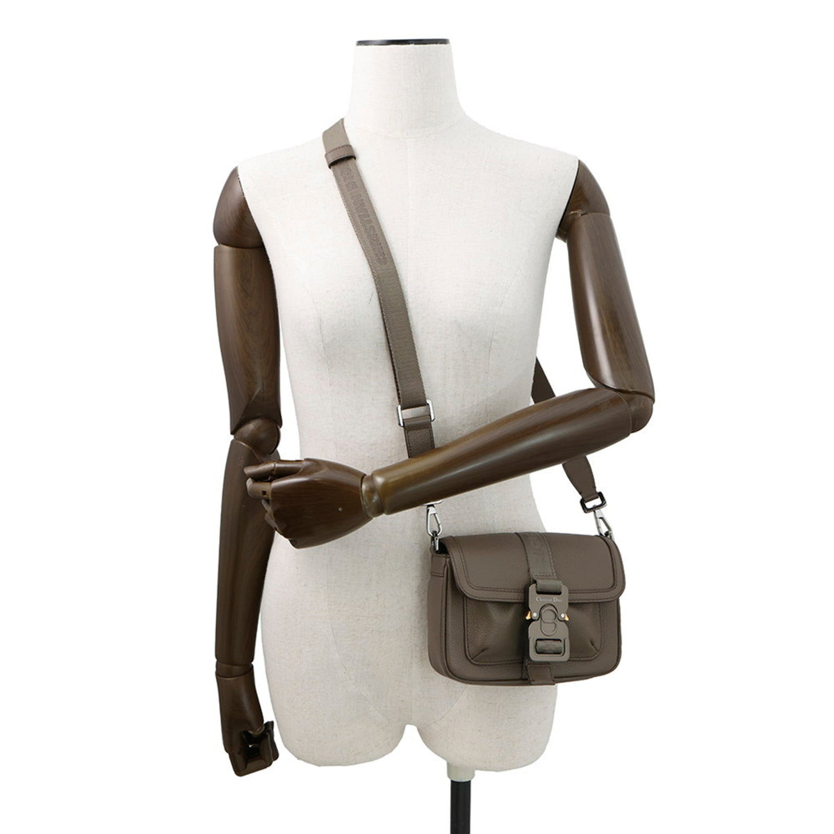 Christian Dior Olive Leather Shoulder Bag Rovelle Bags
