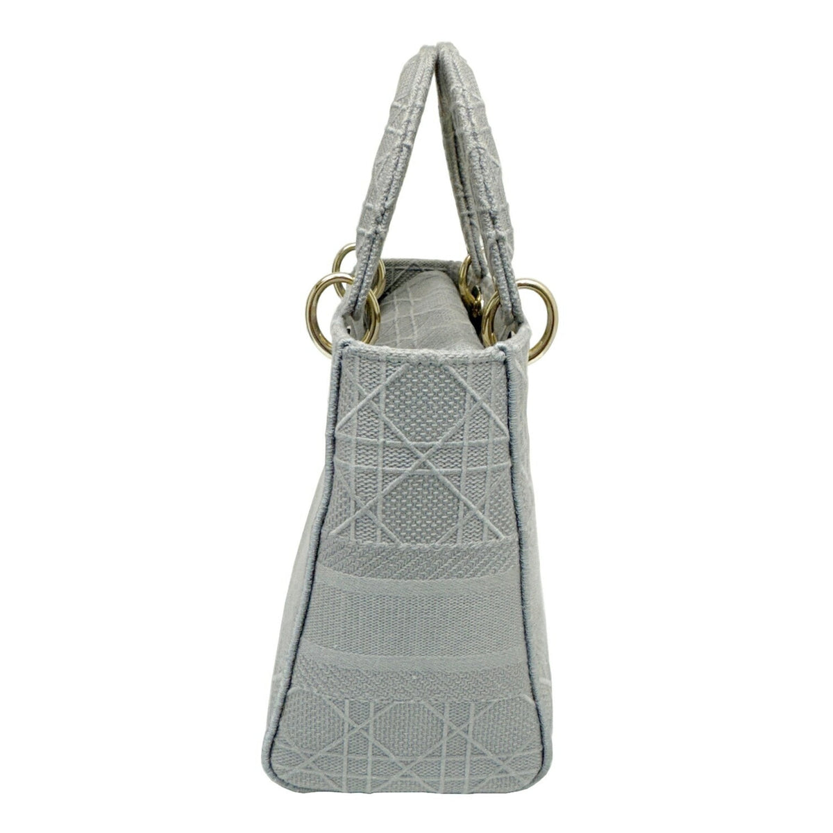 Christian Dior Gray Canvas Handbag Shoulder Bag Rovelle Bags