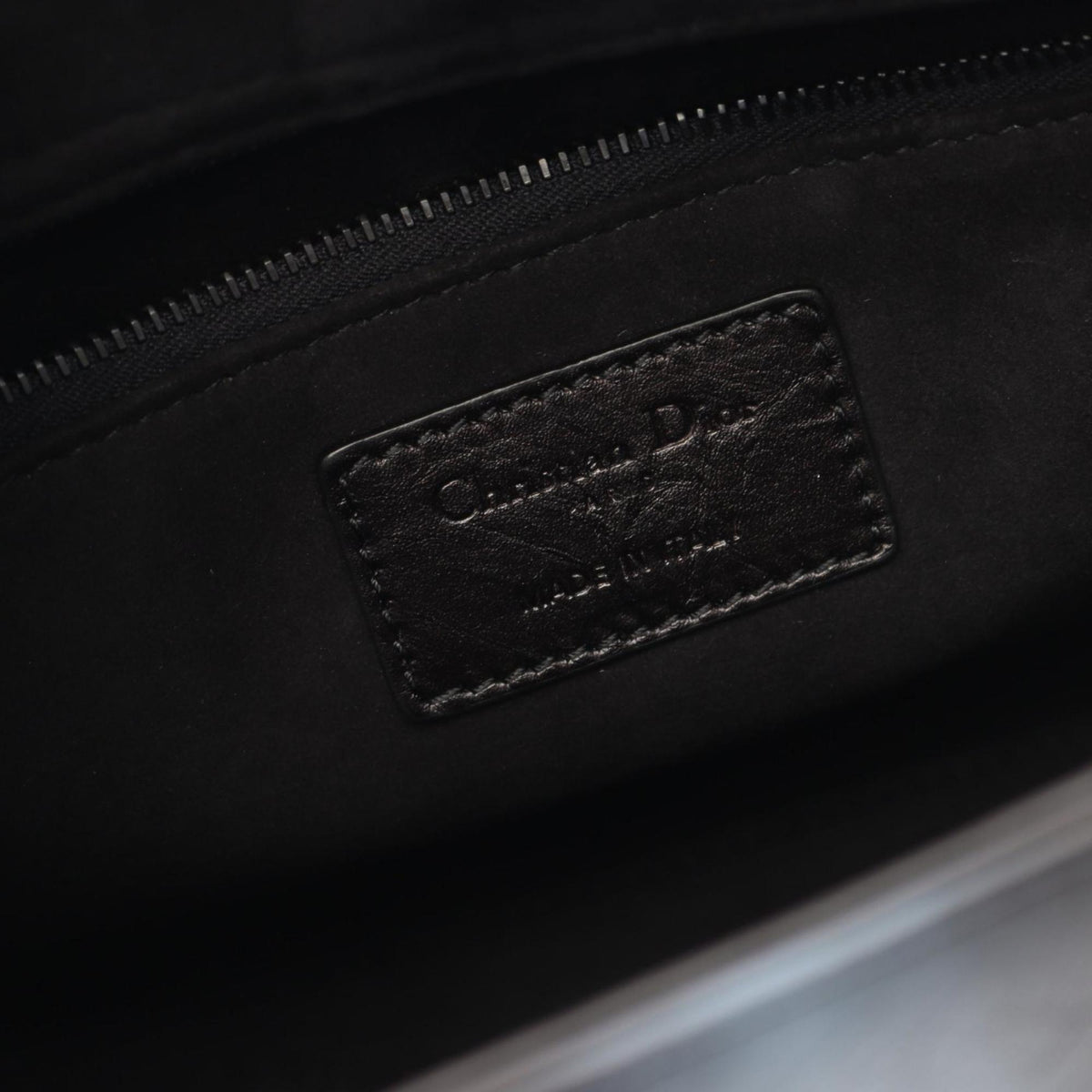 Christian Dior Black Leather Handbag Style 8 Rovelle Bags