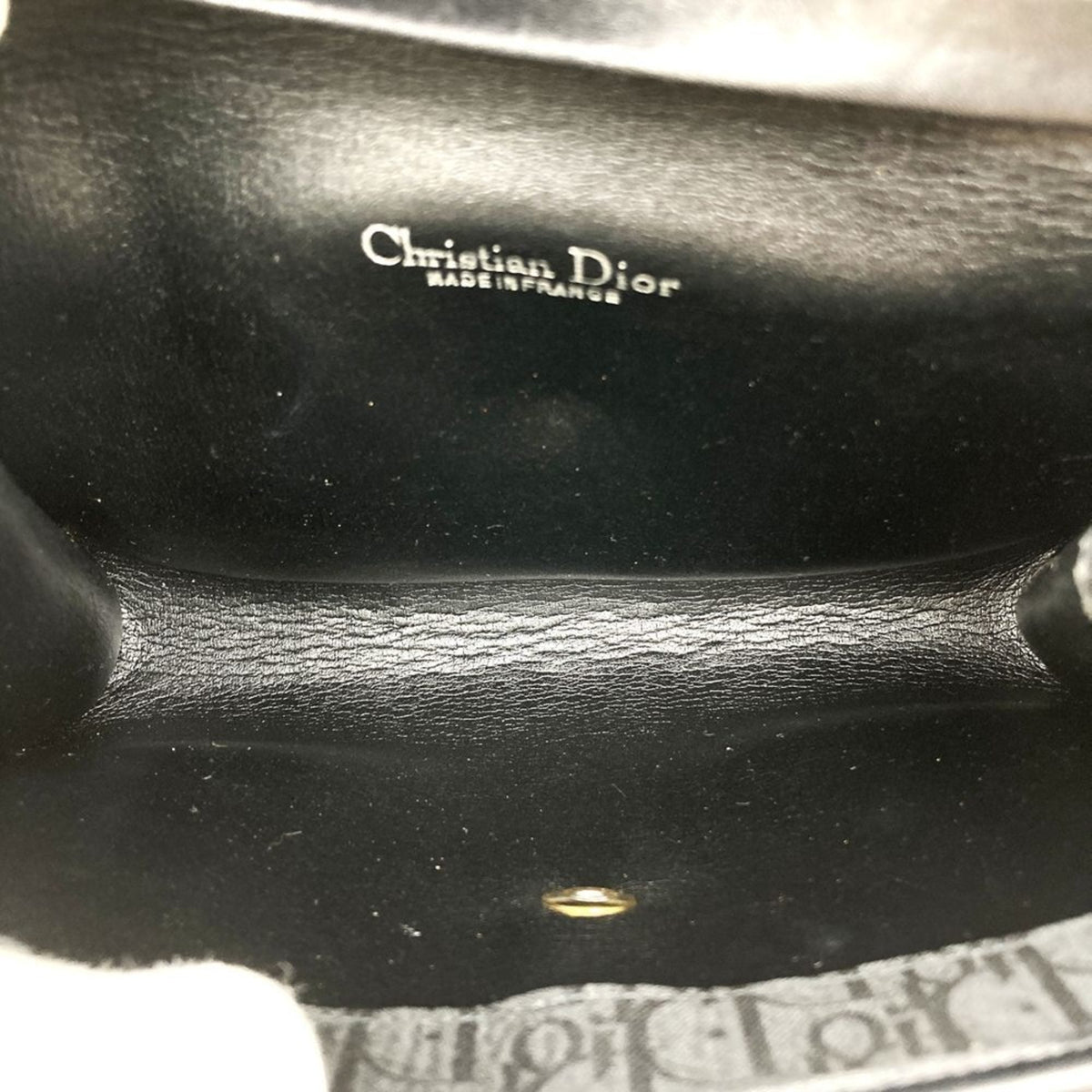 Christian Dior Black Canvas Shoulder Bag Style 2 Rovelle Bags