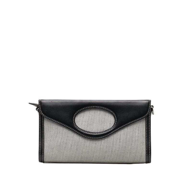 Burberry Logo Horseferry Leather Handbag