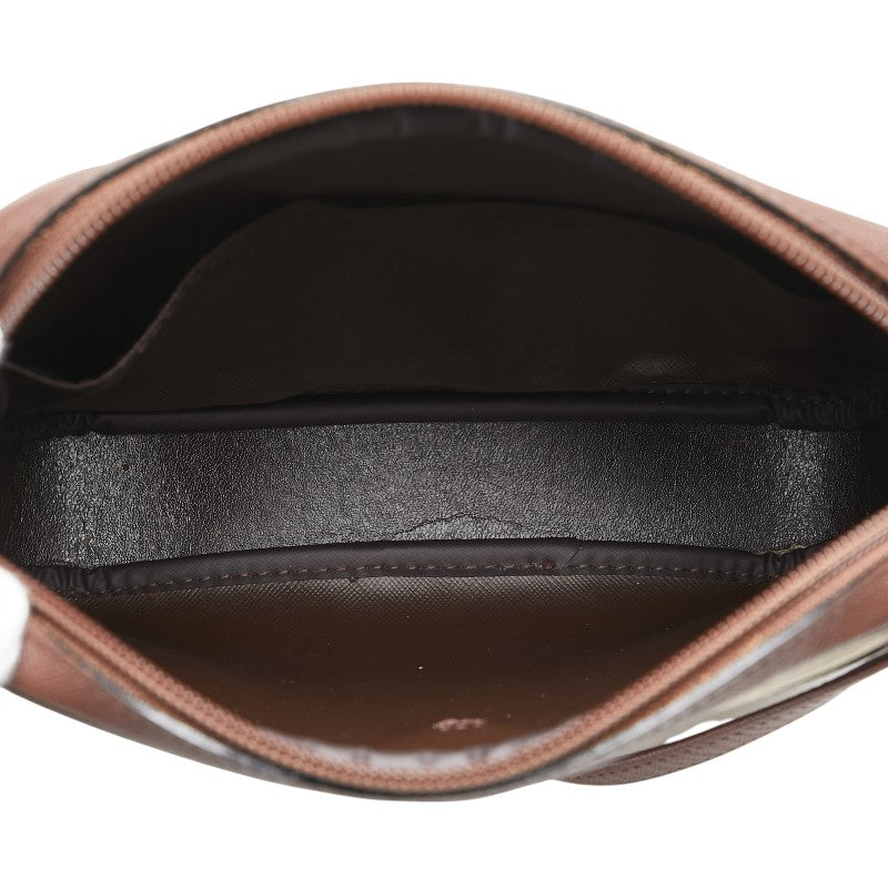 Burberry Logo Leather Shoulder Bag
