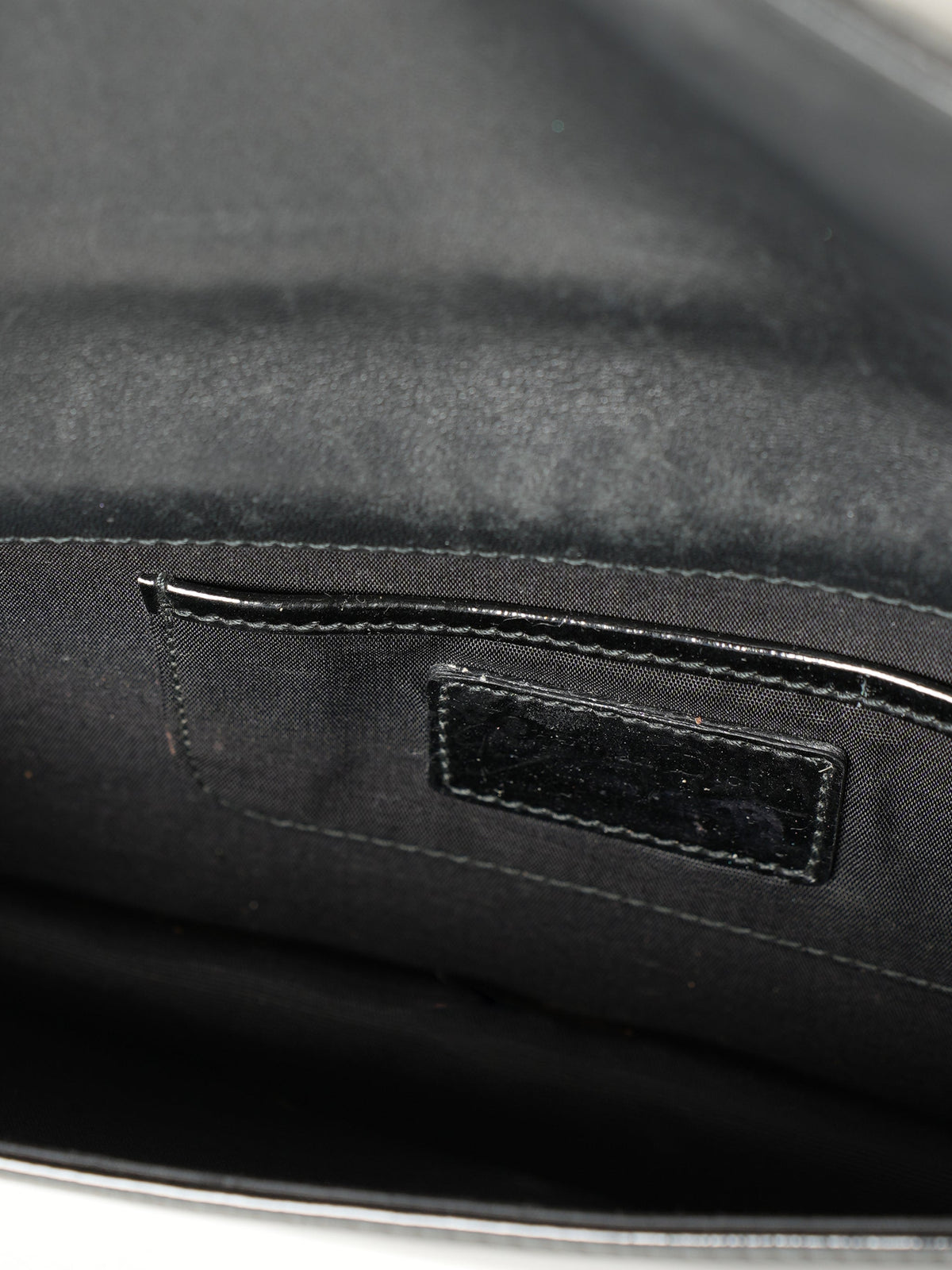 Christian Dior Black Cannage Clutch Rovelle Bags