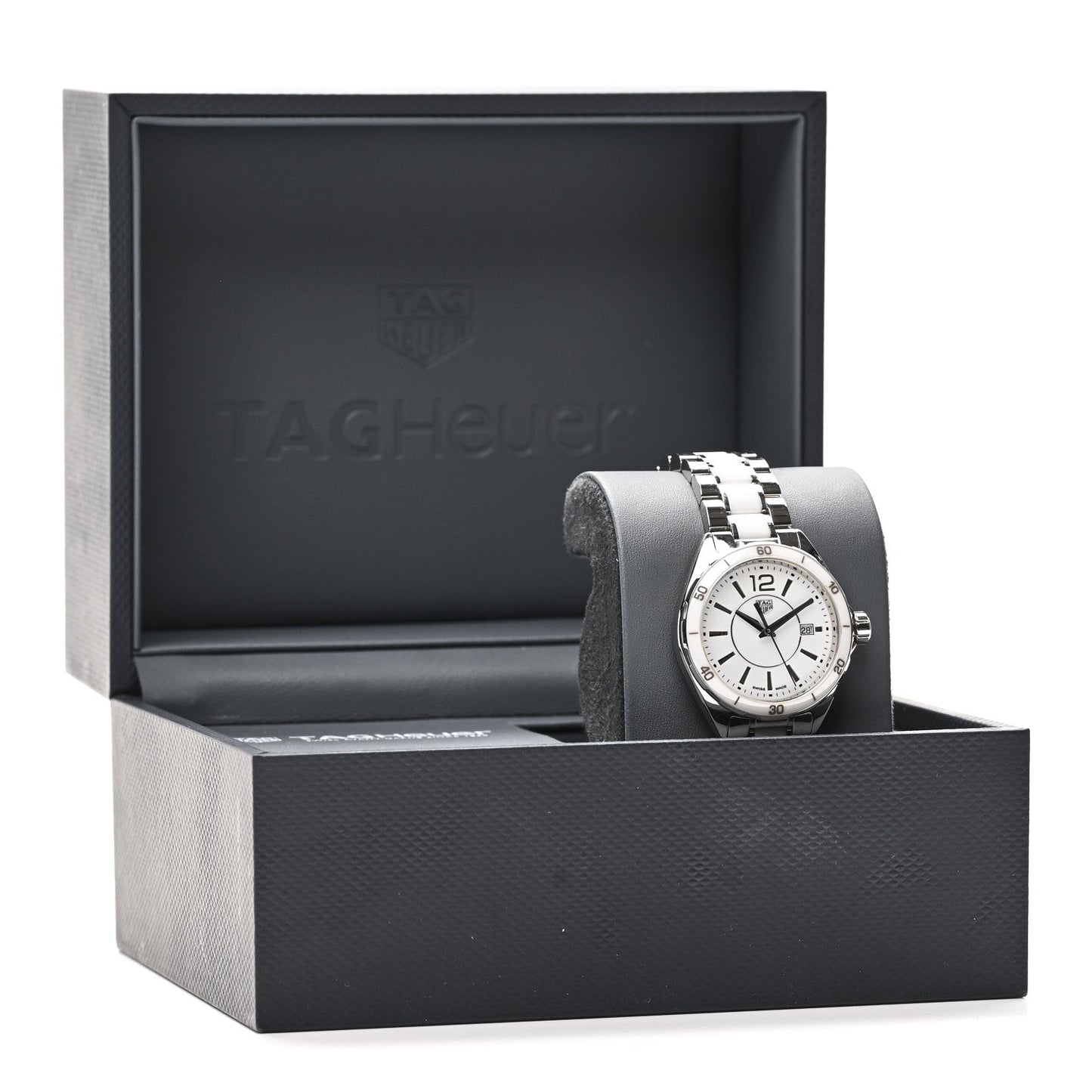 Stainless Steel Ceramic 32mm Formula 1 Lady Quartz Watch White WBJ141AC