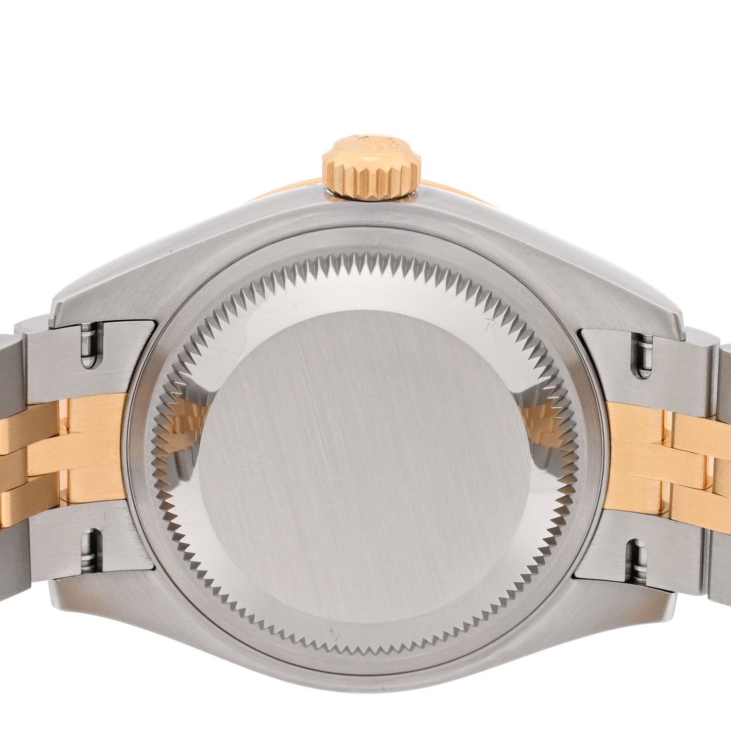 Stainless Steel 18K Yellow Gold 28mm Oyster Perpetual Datejust Watch Silver Roman 279173