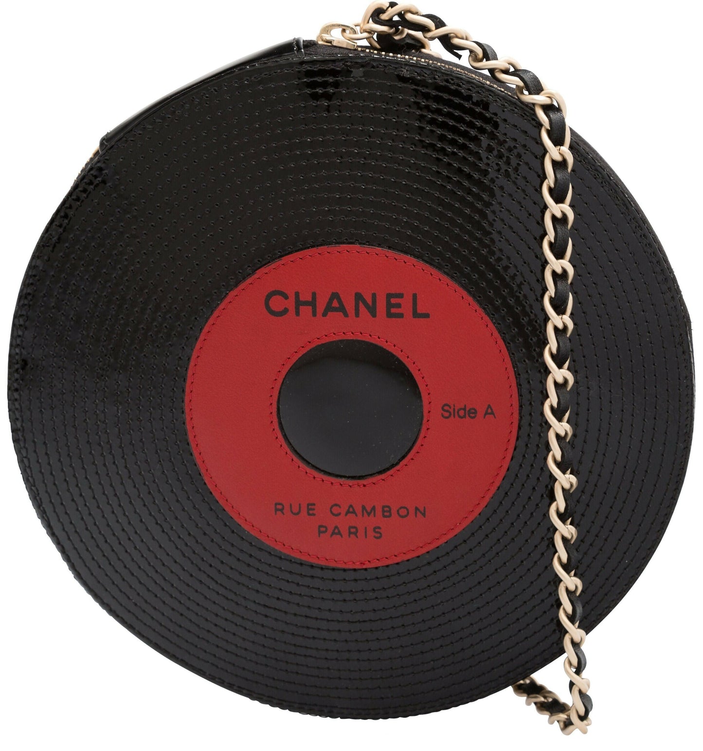 Chanel Luxury Lambskin Black Handbag Rovelle Bags