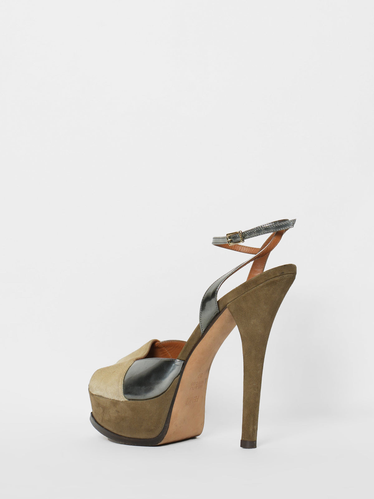 Fendi interlocking FF heels Rovelle Bags