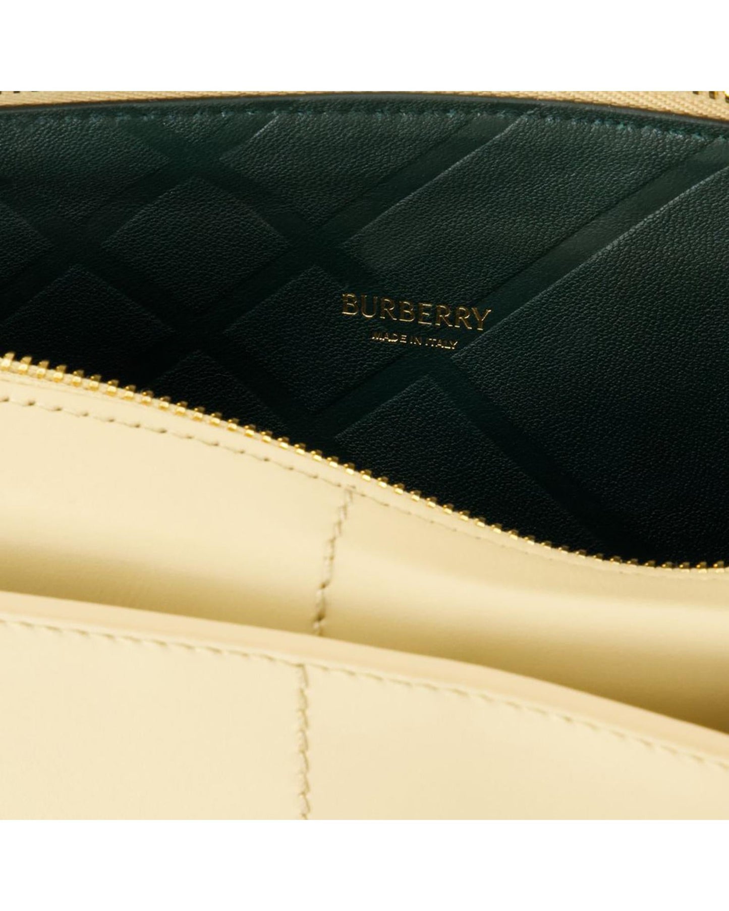 Burberry Design Women Leather Beige Crossbody Bag