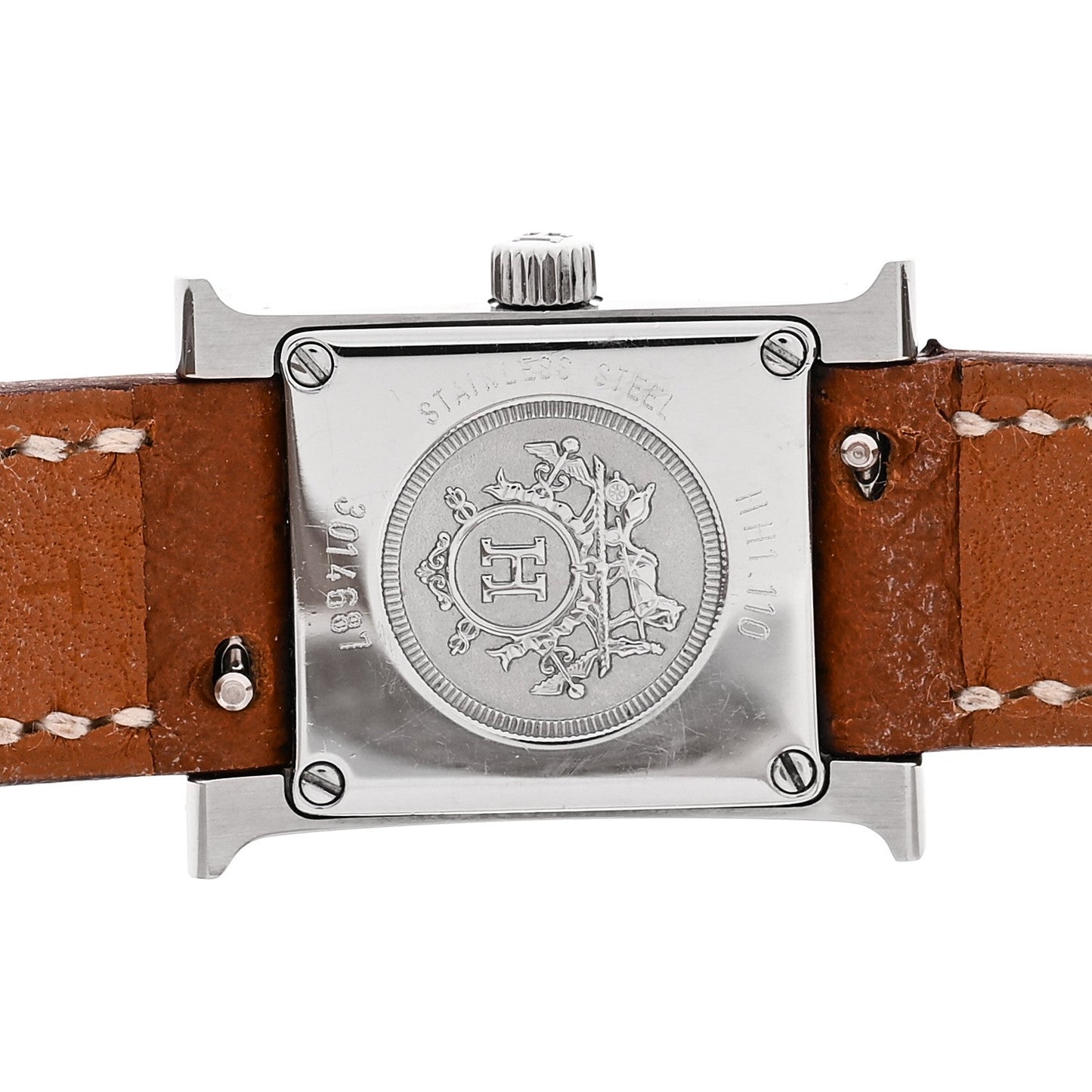 Stainless Steel Epsom 17.2mm Heure H Hour Quartz Watch Gold