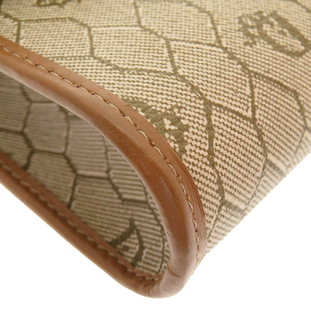 Christian Dior Shoulder Bag PVC, Leather beige Honeycomb Pattern Women Rovelle Bags