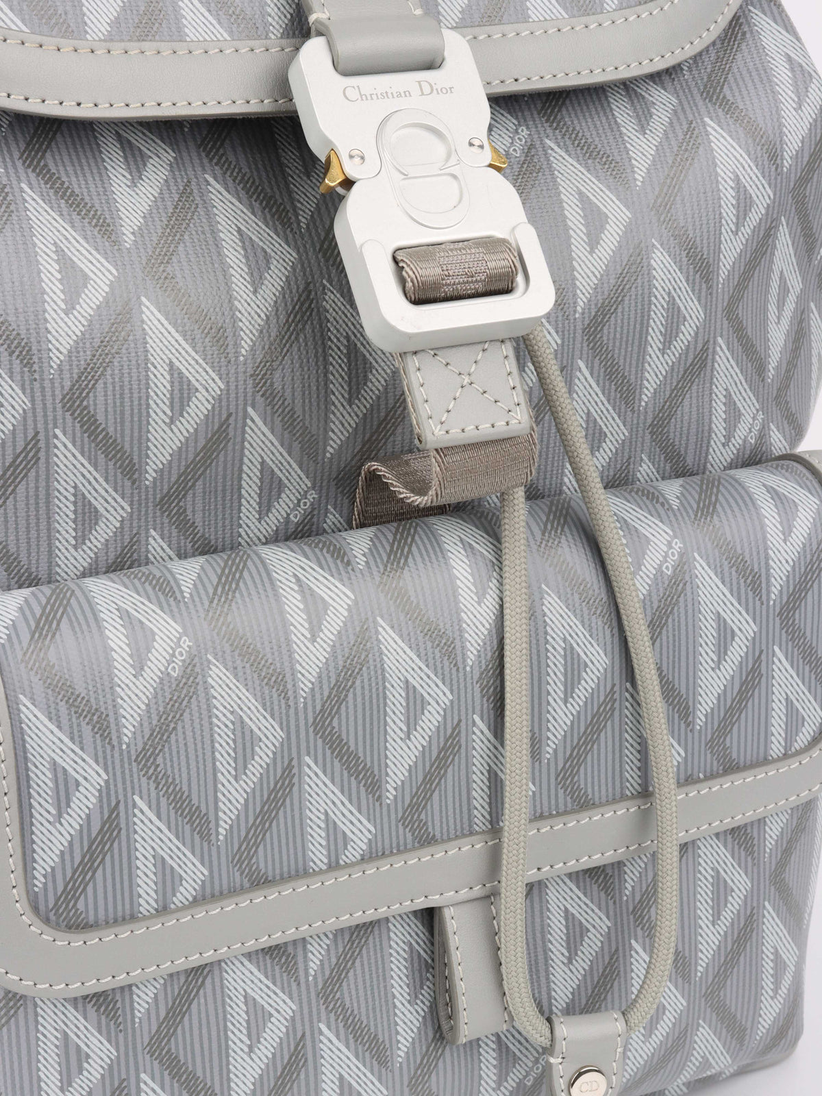 Dior Silver 'Hit The Road' Backpack Rovelle Bags