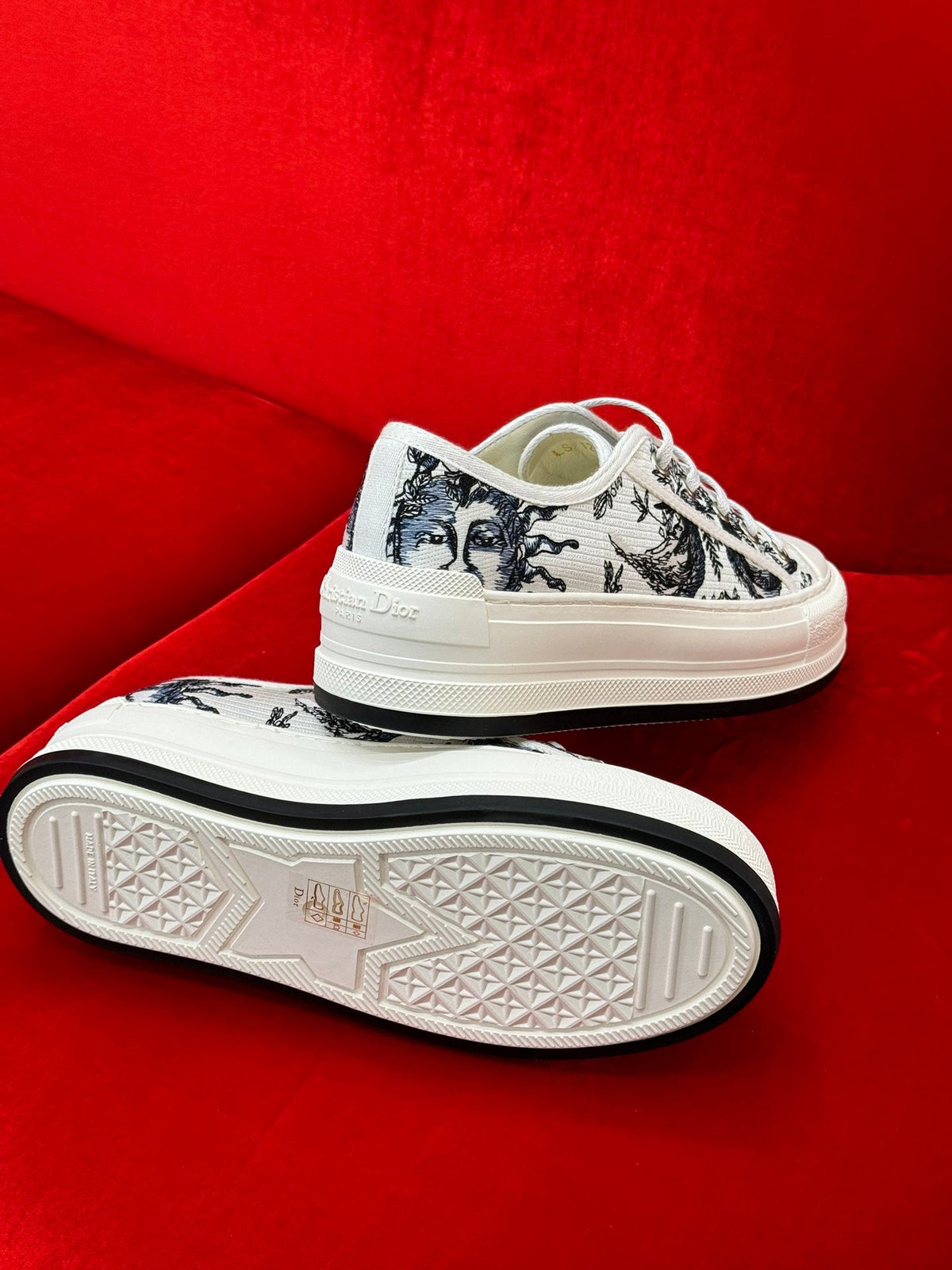 Christian Dior Walk N Dior Platform Sneakers