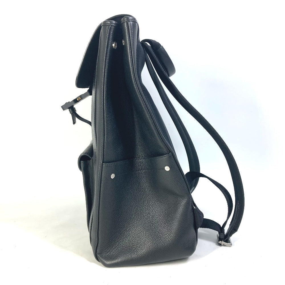 Dior Backpack 1ADBA143SSE leather black Saddle backpack mens Rovelle Bags