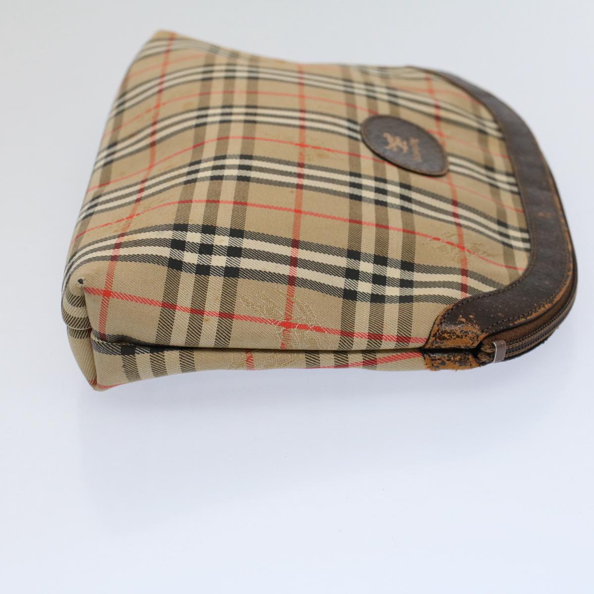 Burberry BURBERRYSs Nova Canvas Beige Clutch Bag Style 10