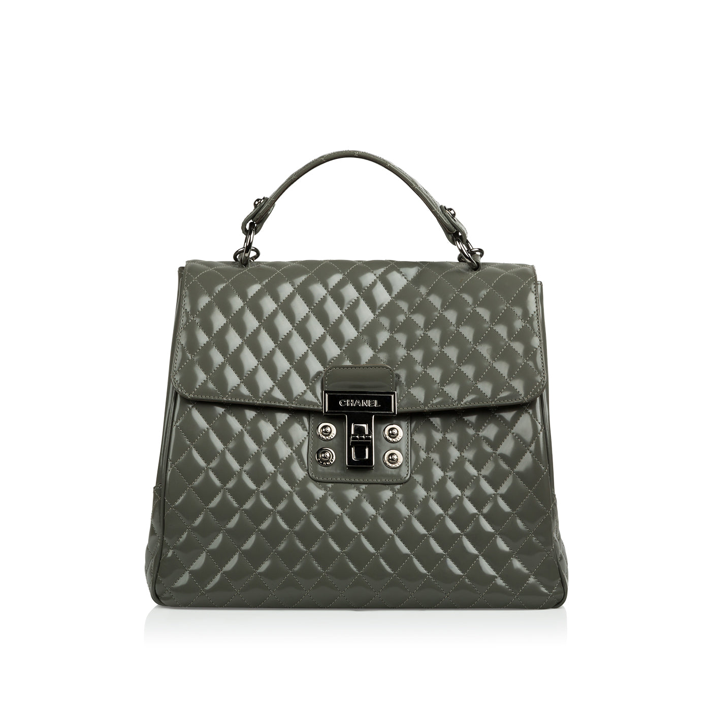 Chanel Mademoiselle Patent Kelly Bag Rovelle Bags