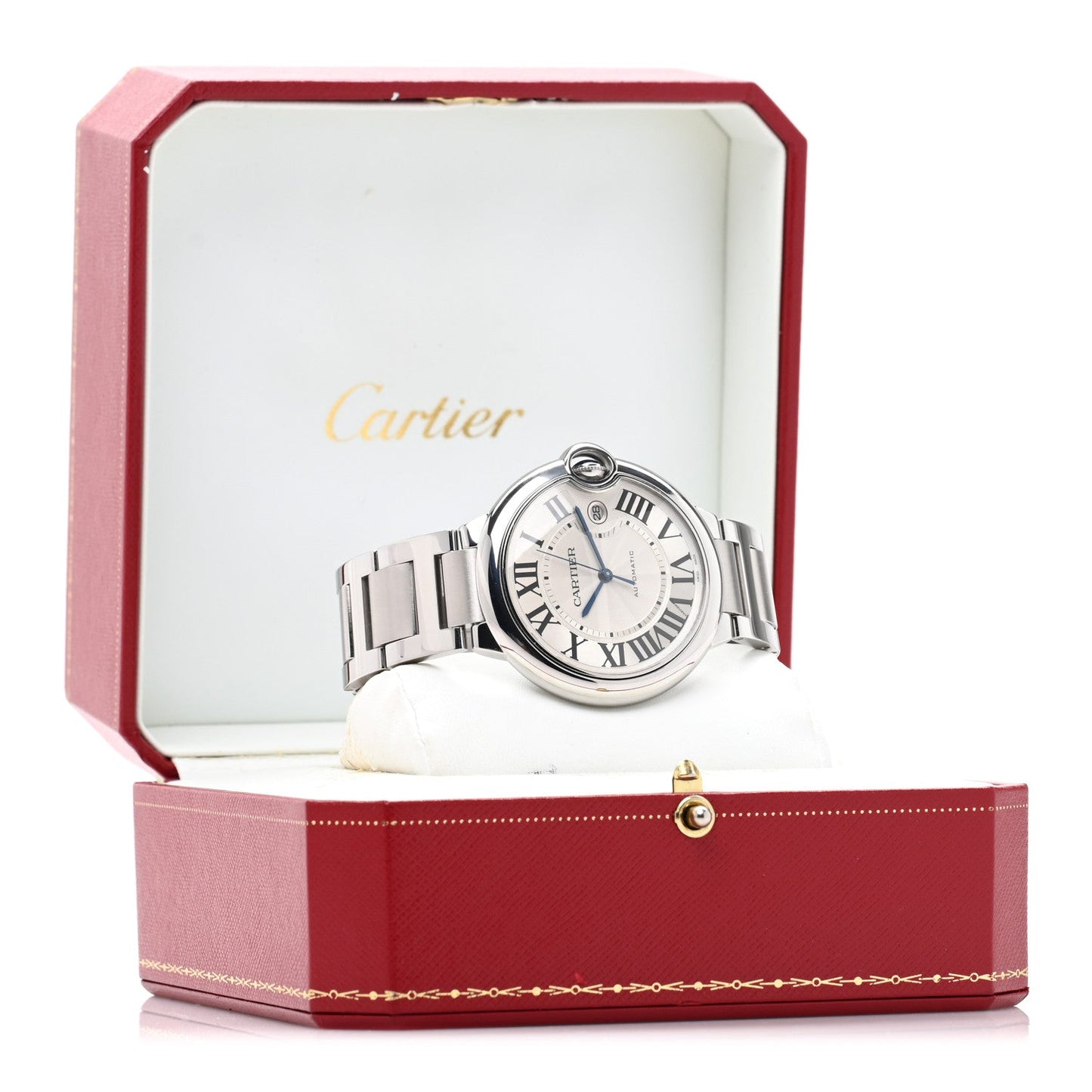 Stainless Steel 42mm Ballon Bleu De Cartier Automatic Watch