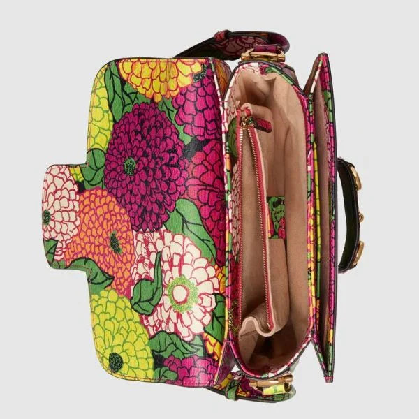 Gucci Horsebit 1955 Print Shoulder Bag