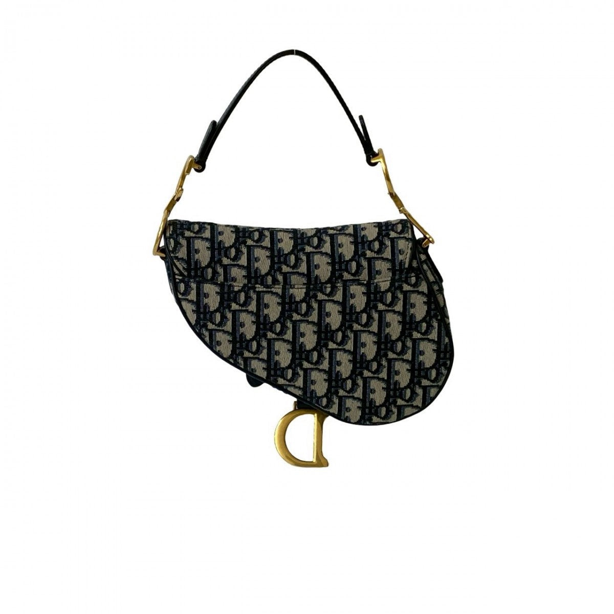 Dior Shoulder Bag canvas Navy Saddle bag Rovelle Bags