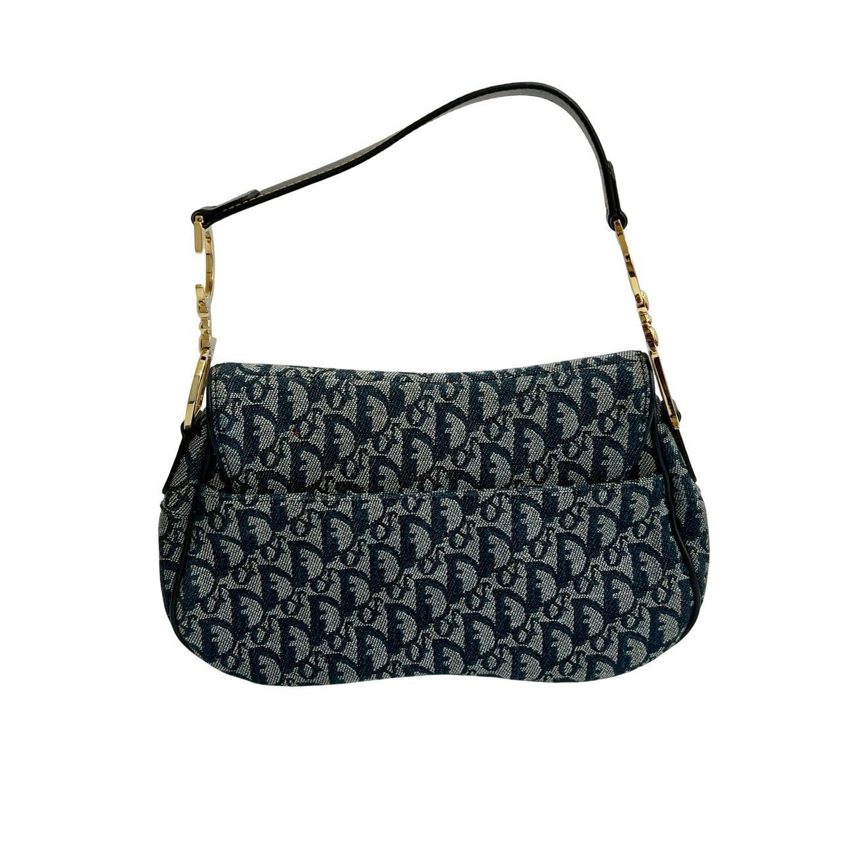 Dior Shoulder Bag leather Navy Saddle bag Rovelle Bags