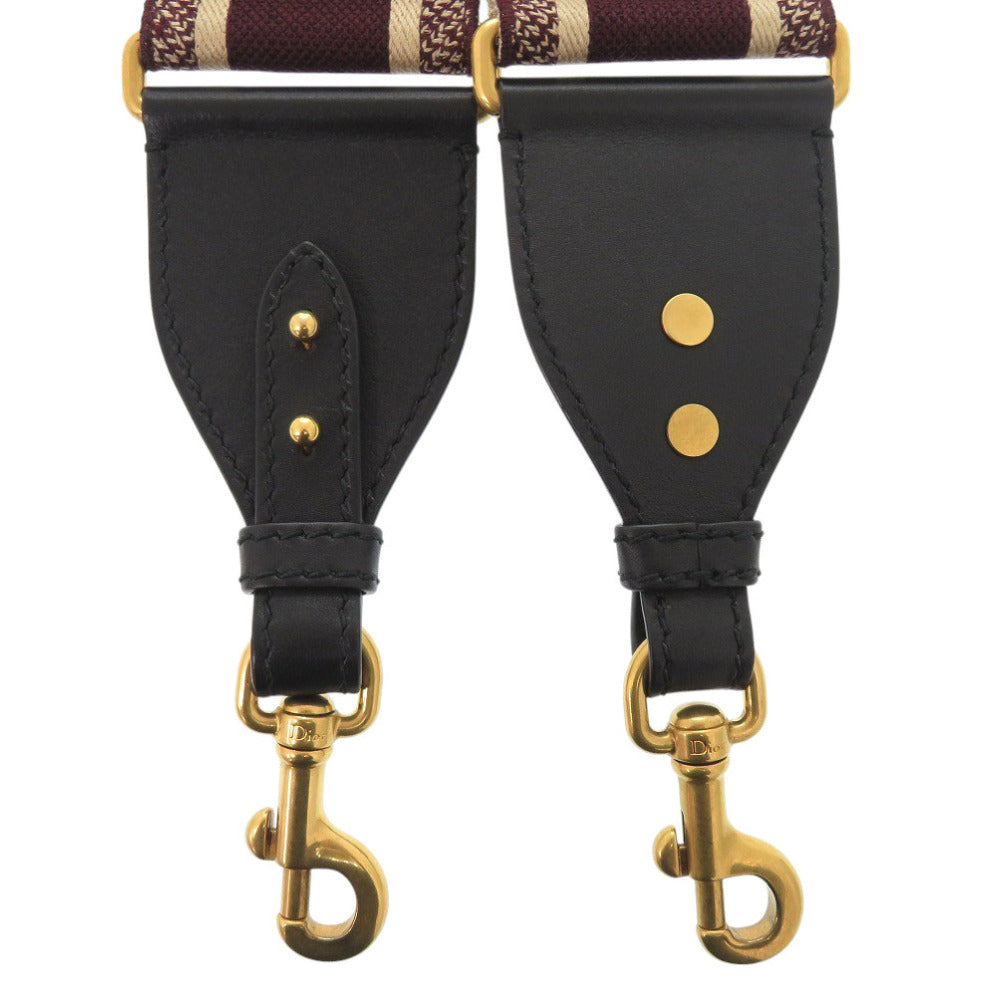 Christian Dior Shoulder strap canvas Bordeaux Shoulder strap Women Rovelle Bags