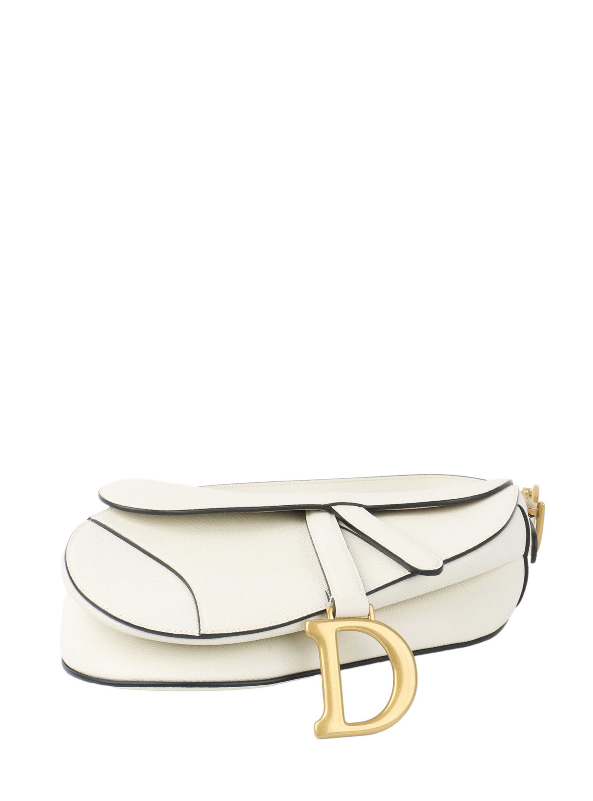 Dior Saddle Leather Crossbody White Rovelle Bags