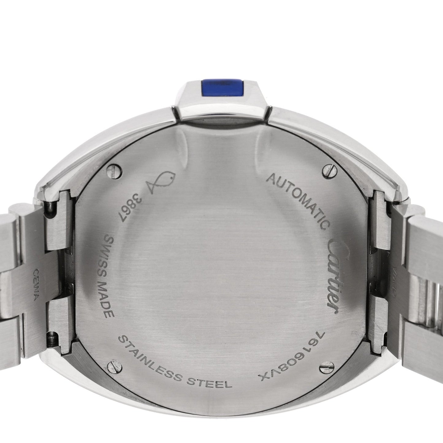 Stainless Steel 31mm Cle De Cartier Automatic Watch