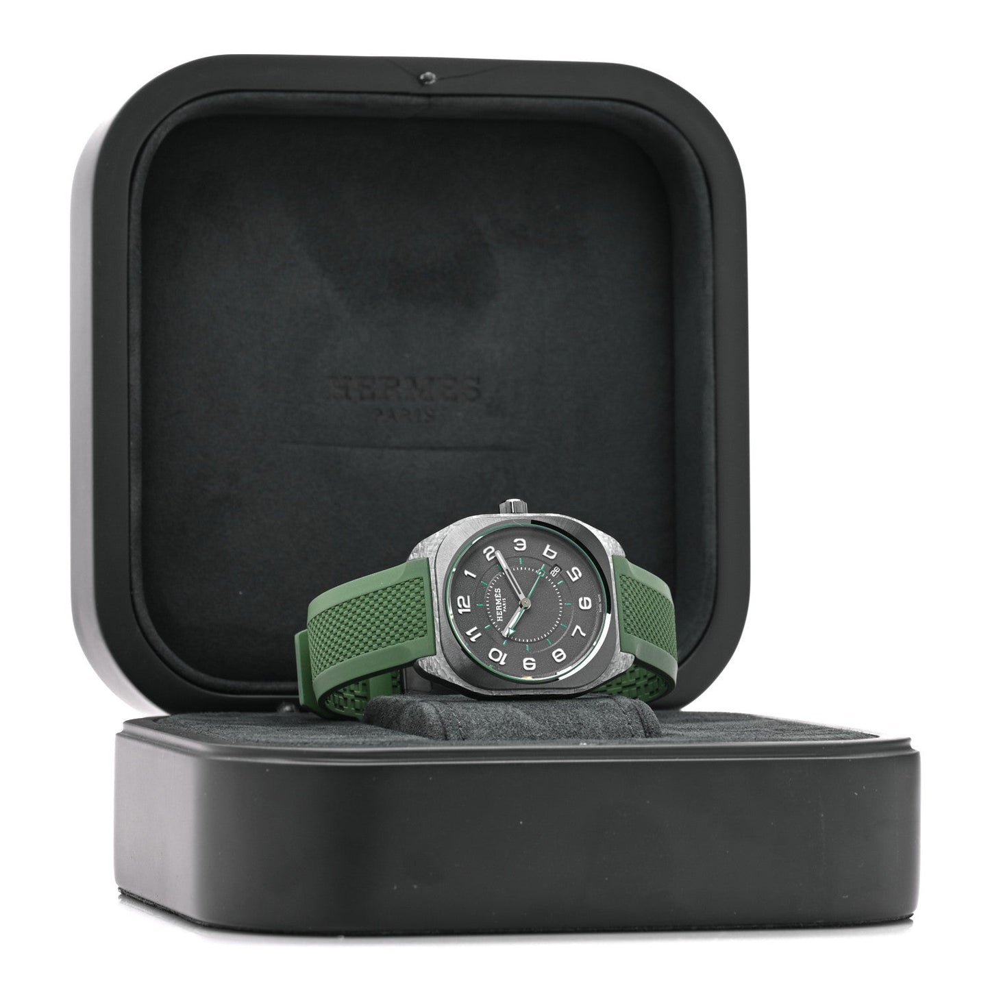 Glass Fiber Ceramic Rubber 39mm H08 Automatic Watch Vert
