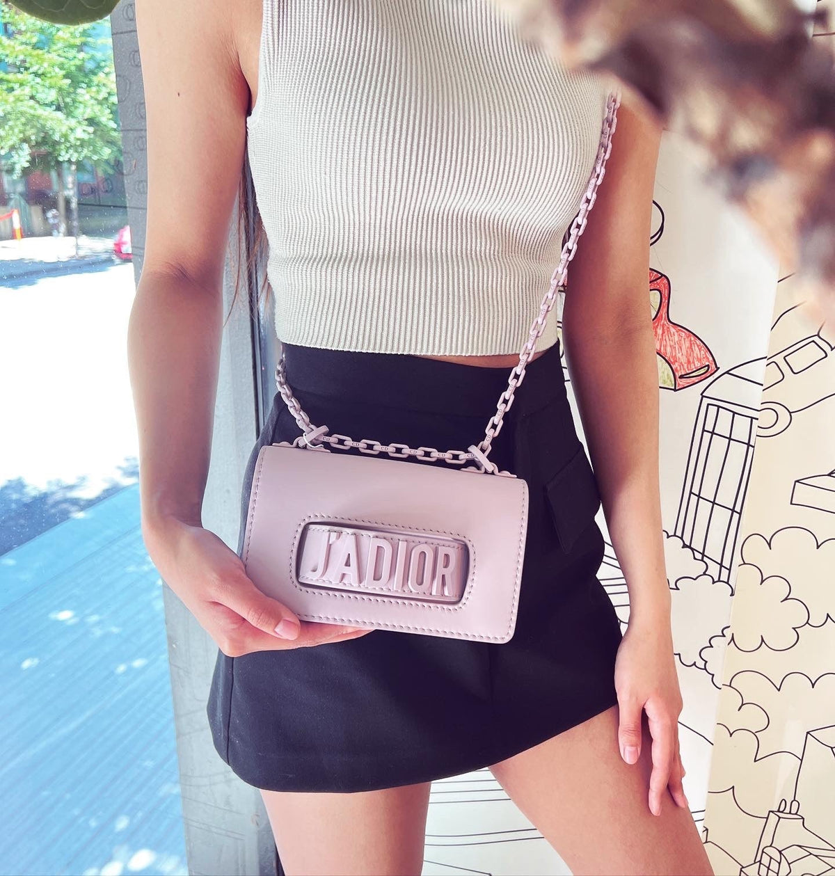 Dior Chain Handbag Rovelle Bags