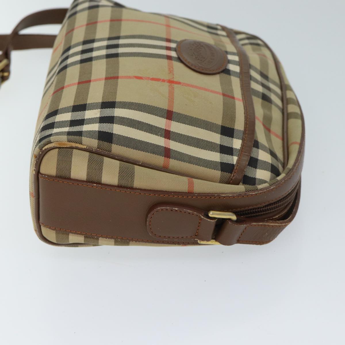 Burberry Nova Auth Canvas Beige Shoulder Bag Style 2