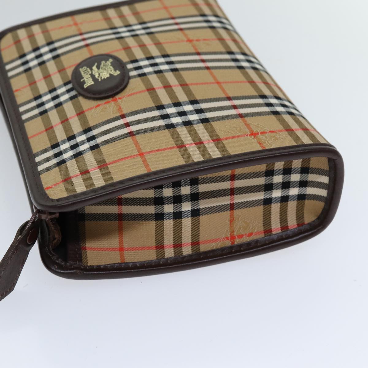 Burberry BURBERRYSs Nova Canvas Beige Clutch Bag Style 2