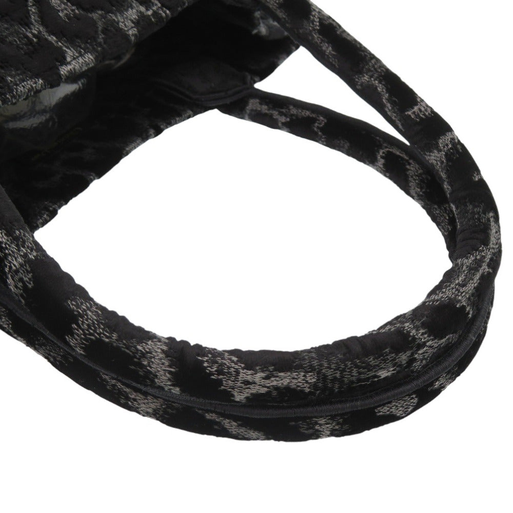 Christian Dior Tote Bag Velor black Velour Book Tote Leopard Print Medium Tote Bag Women(Unisex) Rovelle Bags