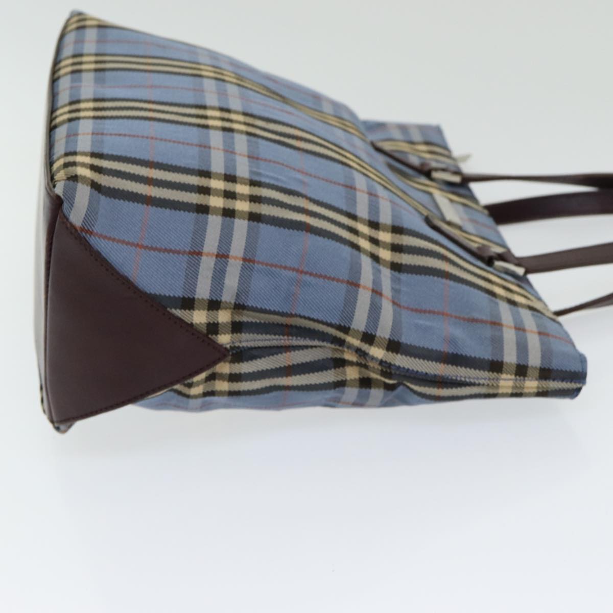 Burberry Nova Label Nylon Brown Handbag