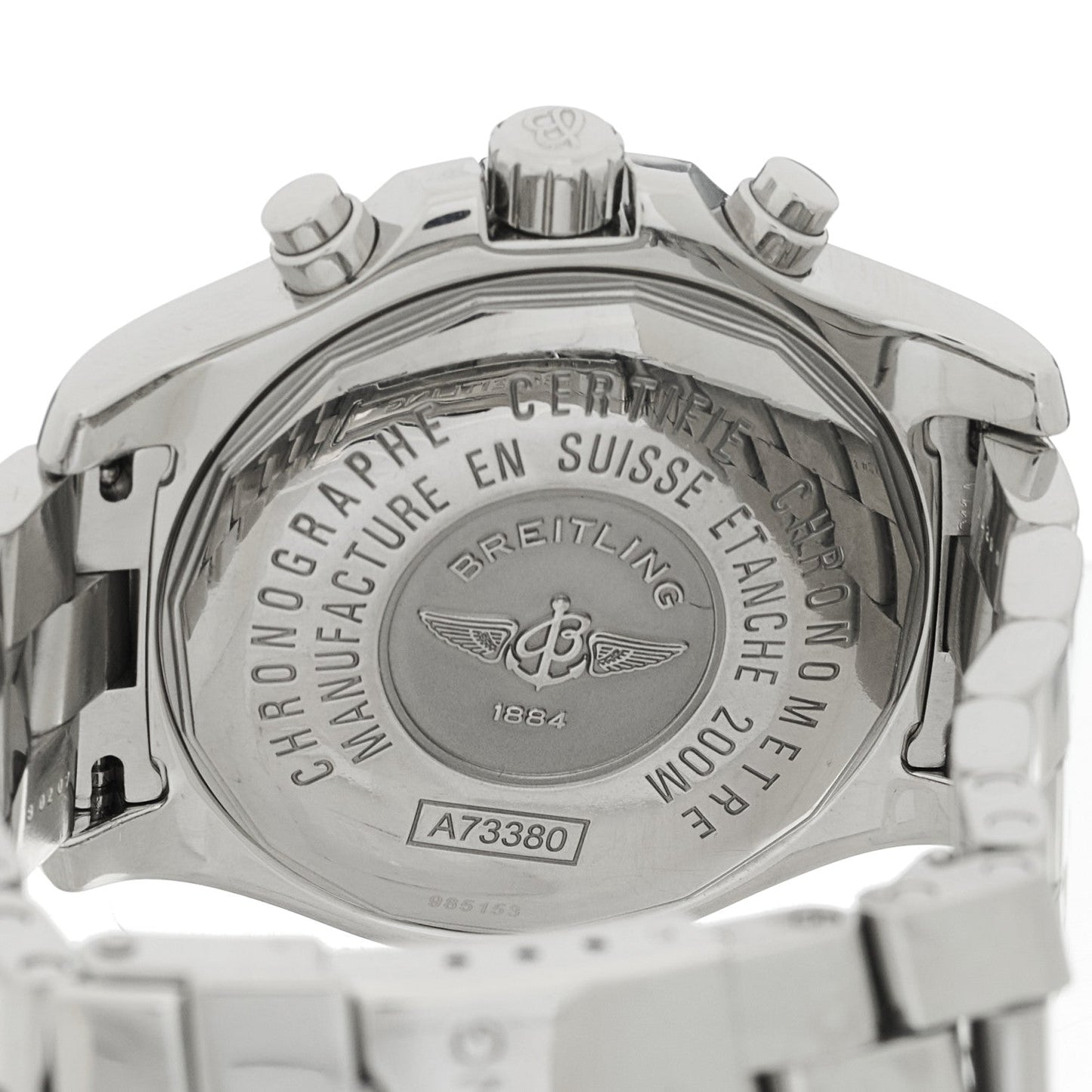 Stainless Steel 41mm Colt Chronograph Quartz Watch Blue A73380
