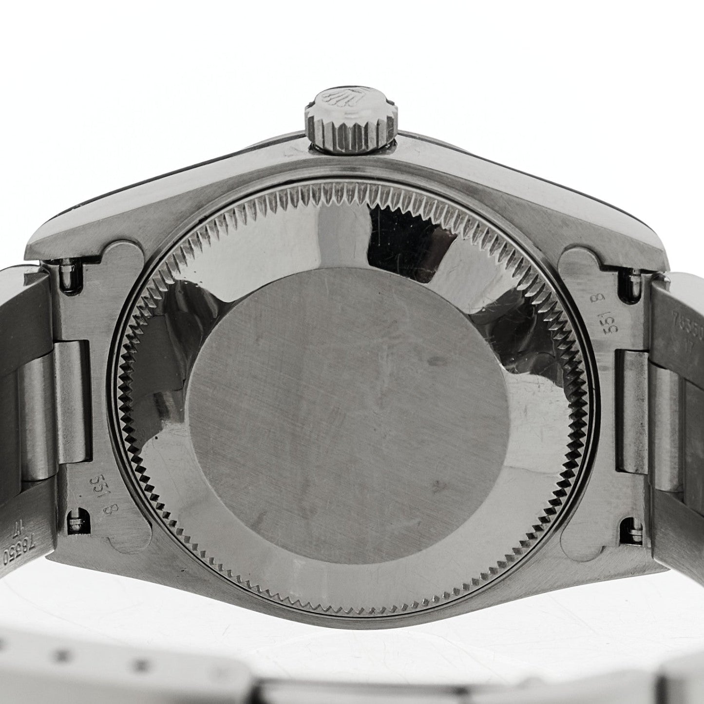 Stainless Steel 31mm Oyster Perpetual Watch Black 77080