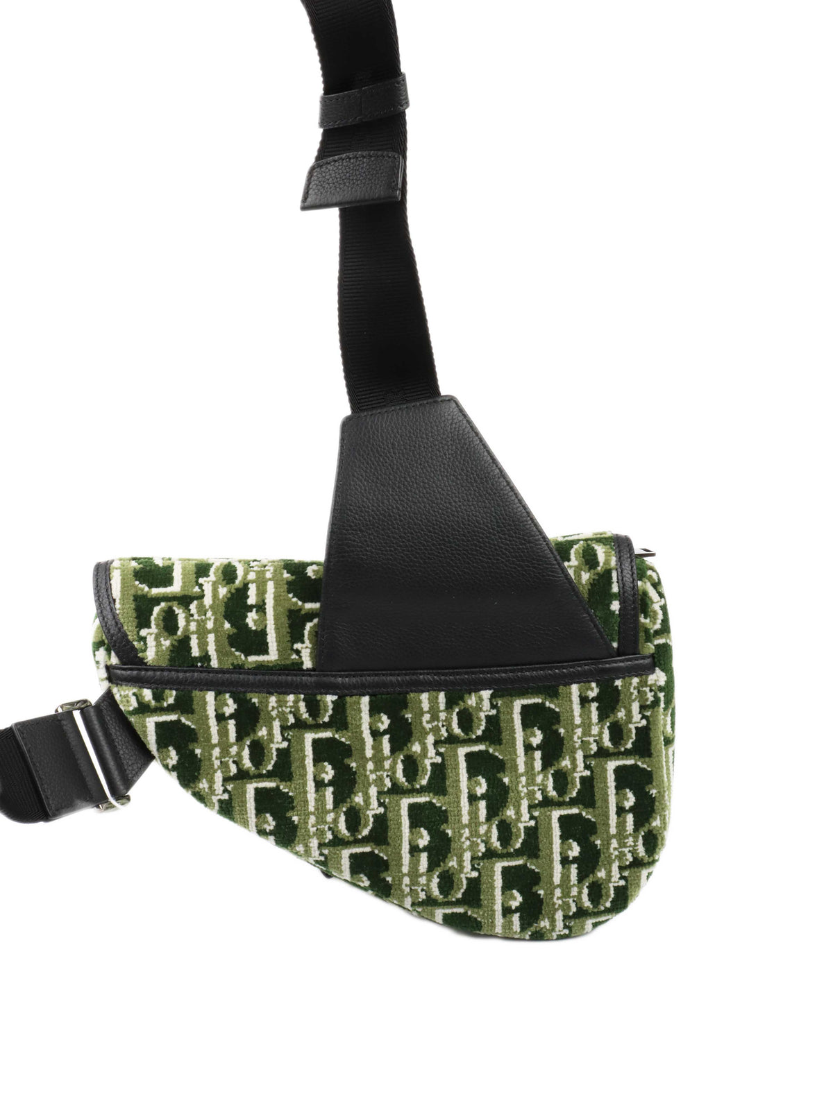 Dior Saddle Leather Crossbody Green Rovelle Bags