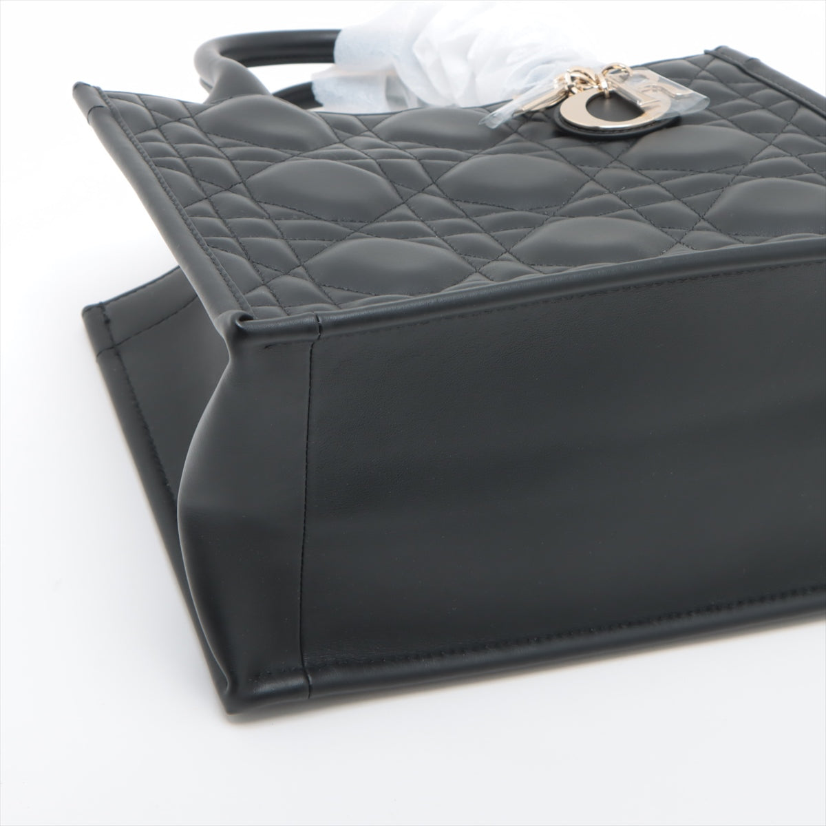 Dior Book Tote Leather Black Tote Bag Rovelle Bags