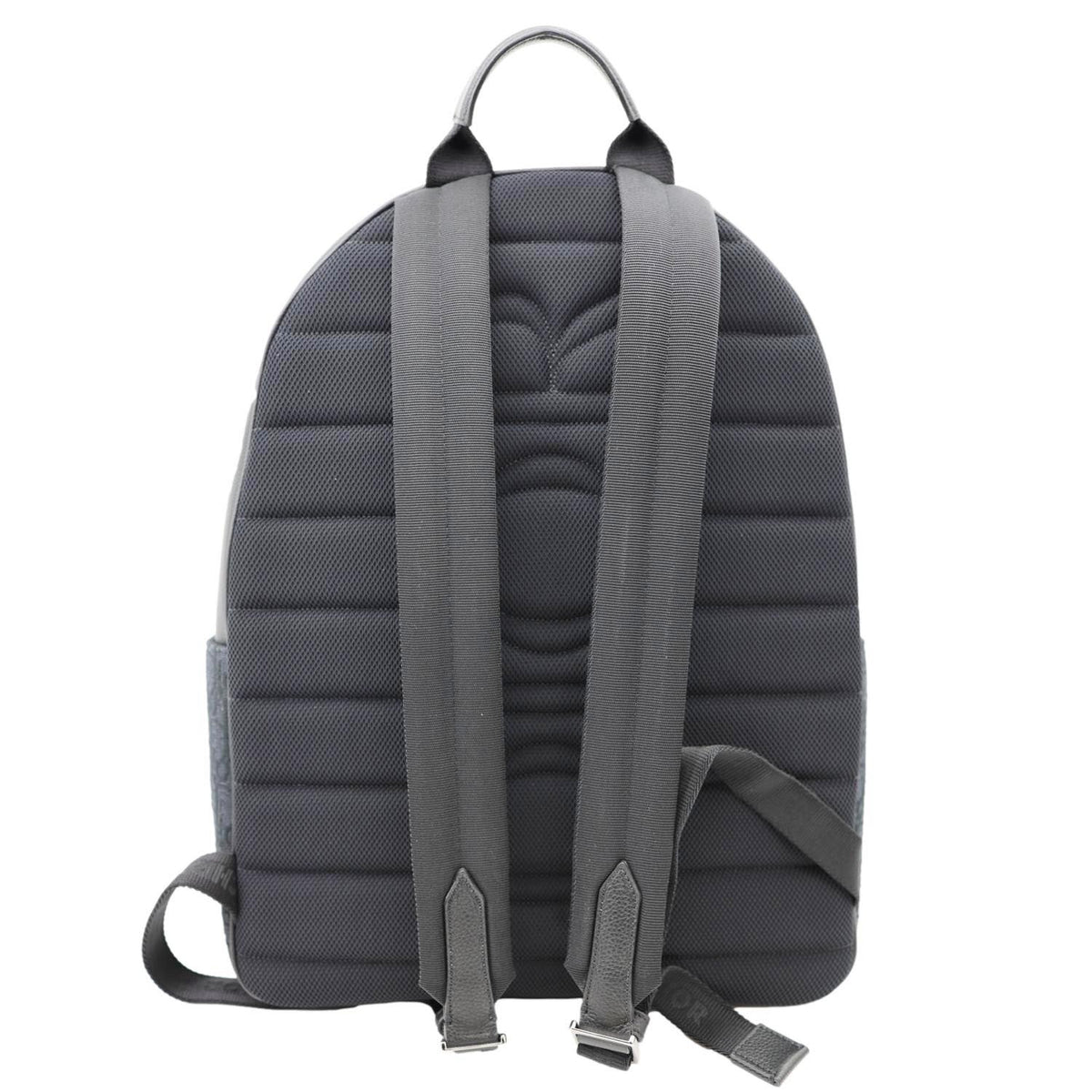 CHRISTIAN DIOR Saddle Oblique Jacquard Canvas Zip Backpack Black Rovelle Bags