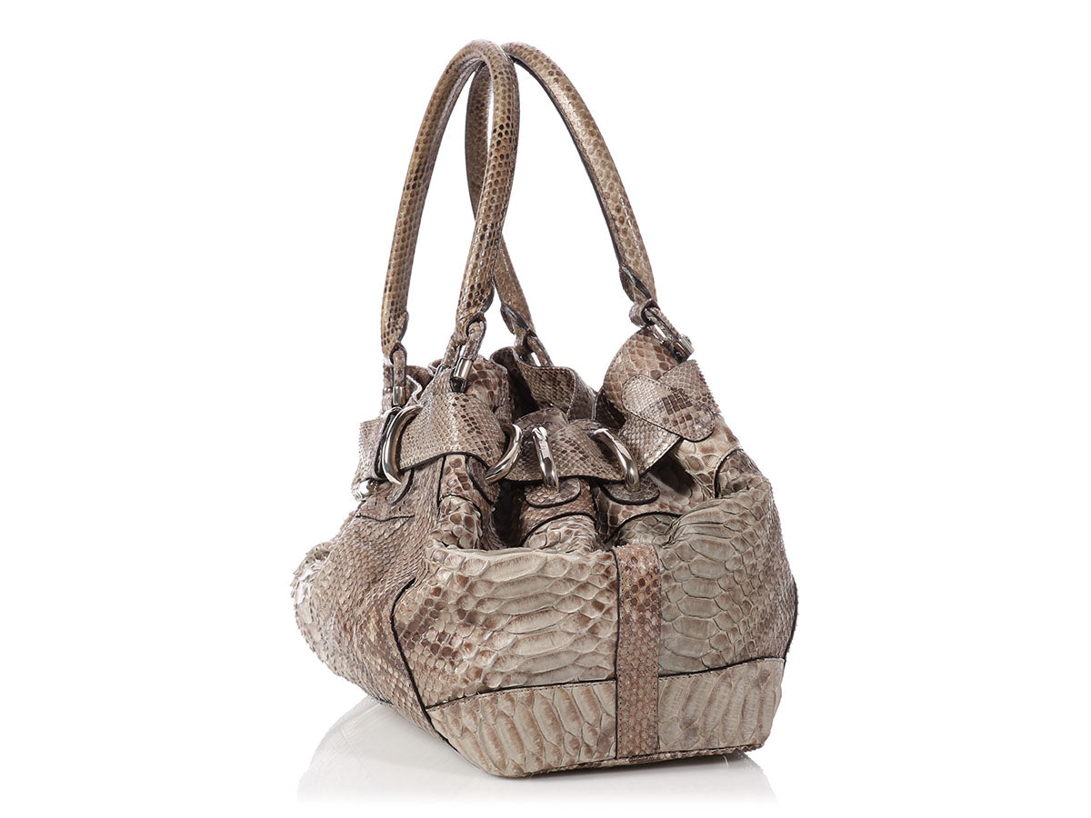 Burberry Large Woven Handbag