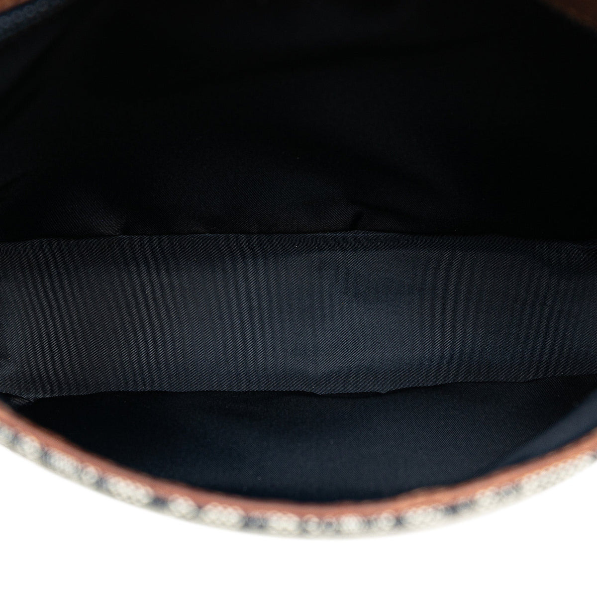 Dior Leather Canvas Crossbody Bag Rovelle Bags