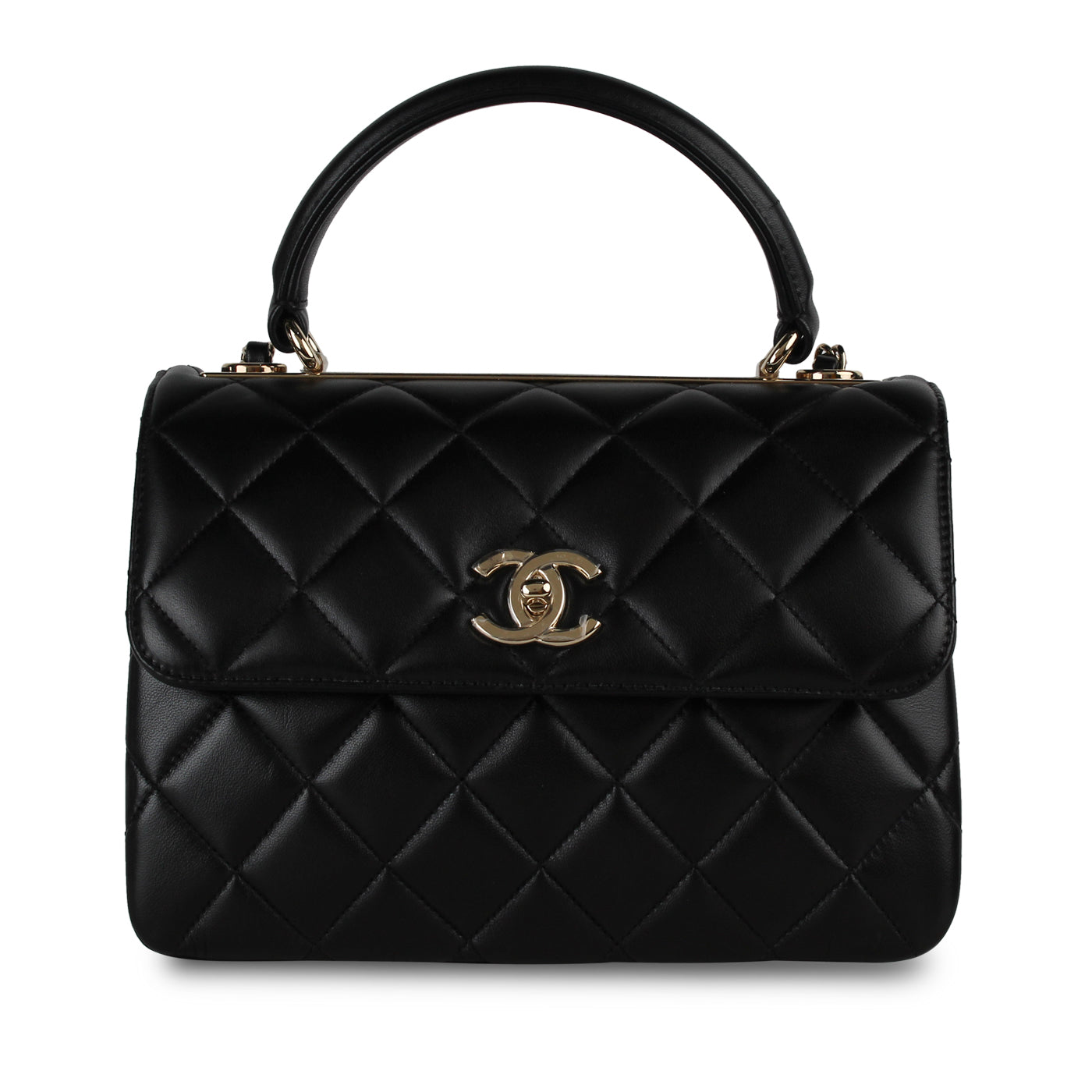 Chanel Luxury Lambskin Black Handbag Style 16 Rovelle Bags
