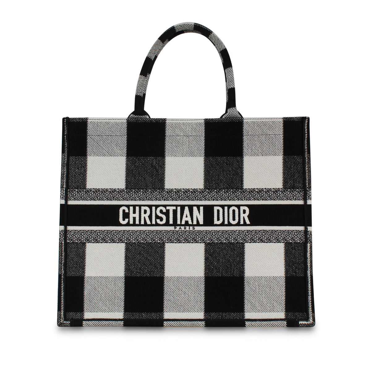 Dior Book Tote Leather Canvas Tote Bag Rovelle Bags