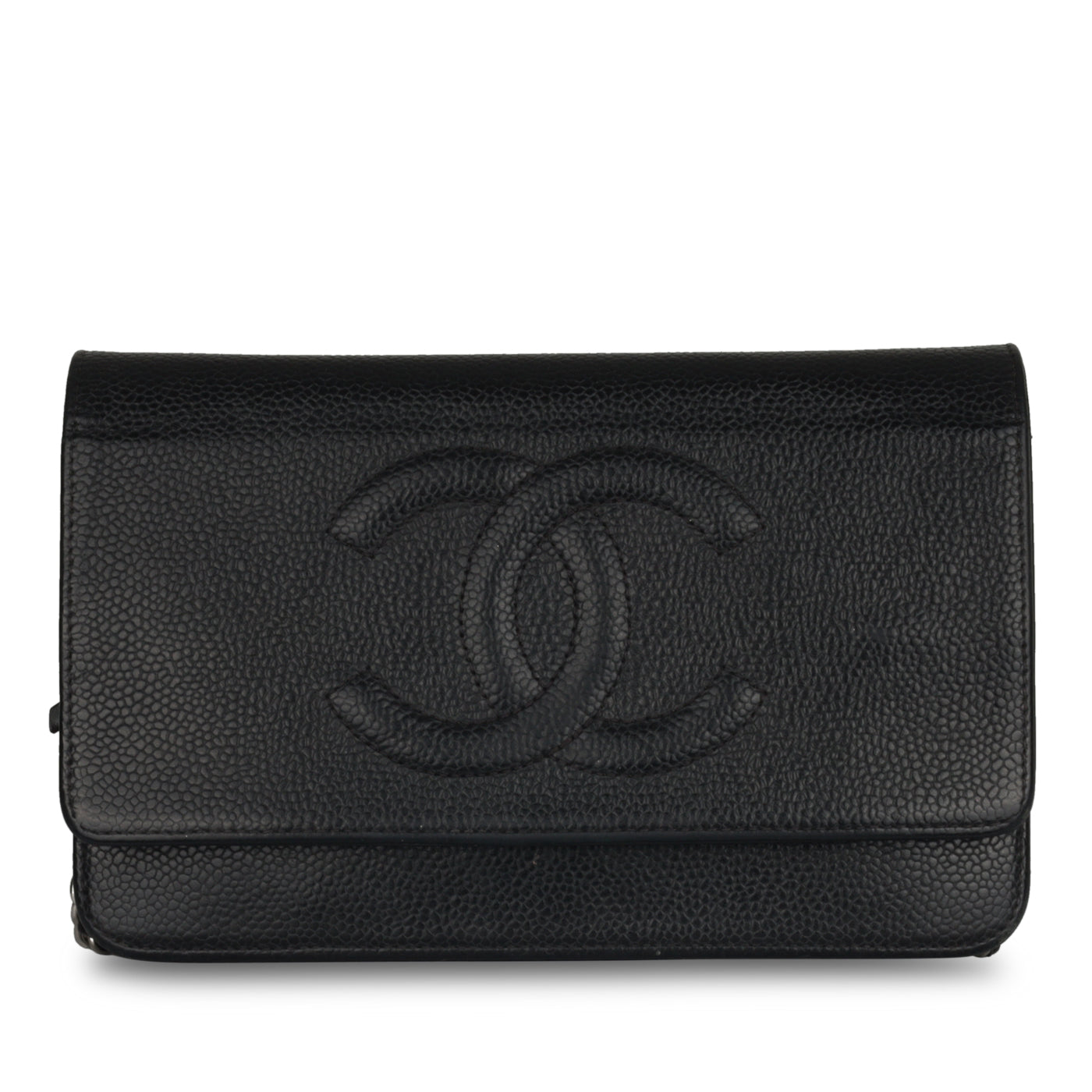 Chanel Cc Wallet On Chain - Black Rovelle Bags