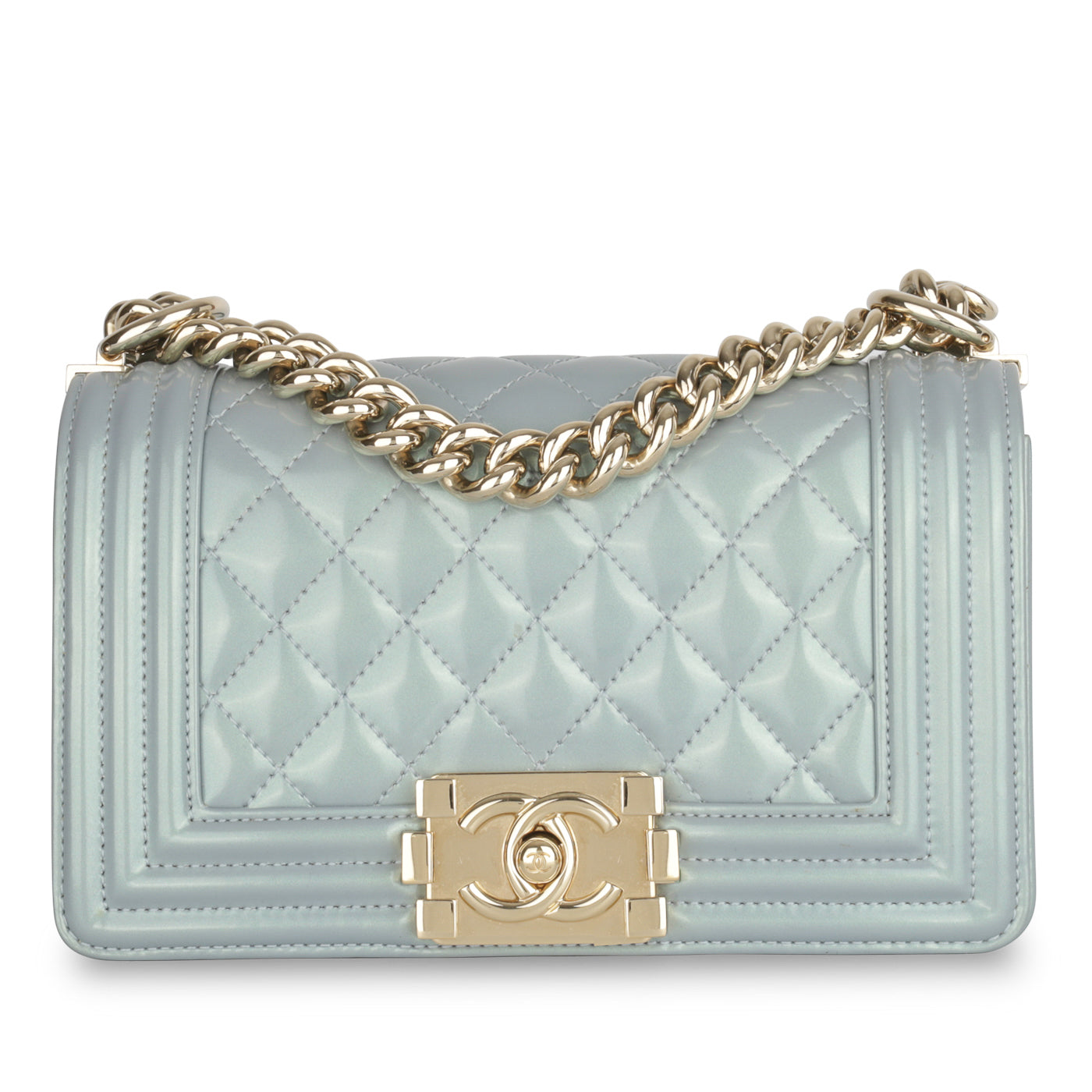 Chanel Boy Bag Quilted Gold Shoulder Bag Rovelle Bags