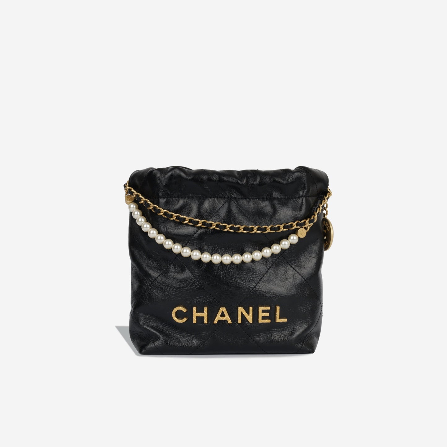 Chanel Chanel 22 Calfskin Black Shoulder Bag Style 5 Rovelle Bags