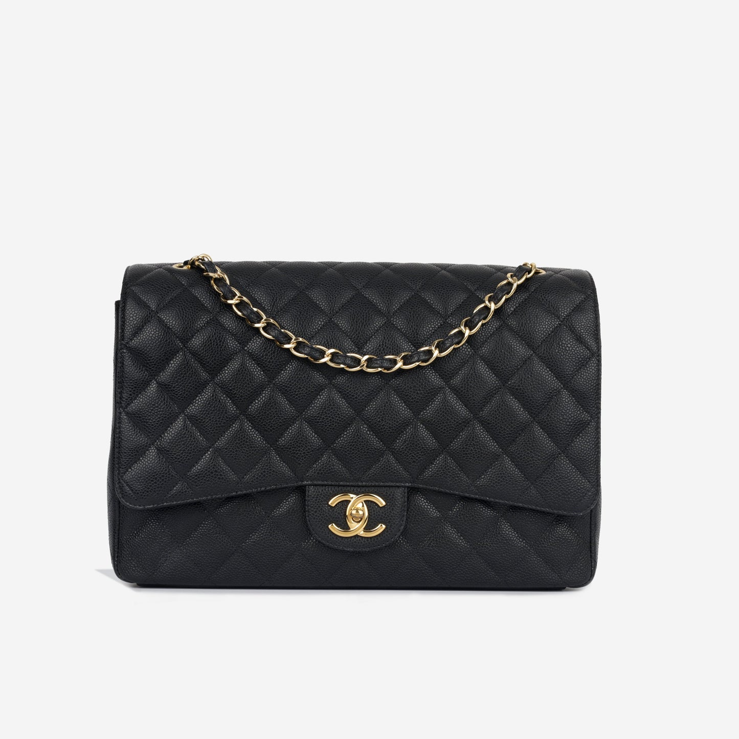 Chanel Maxi Classic Flap - Black Caviar Rovelle Bags