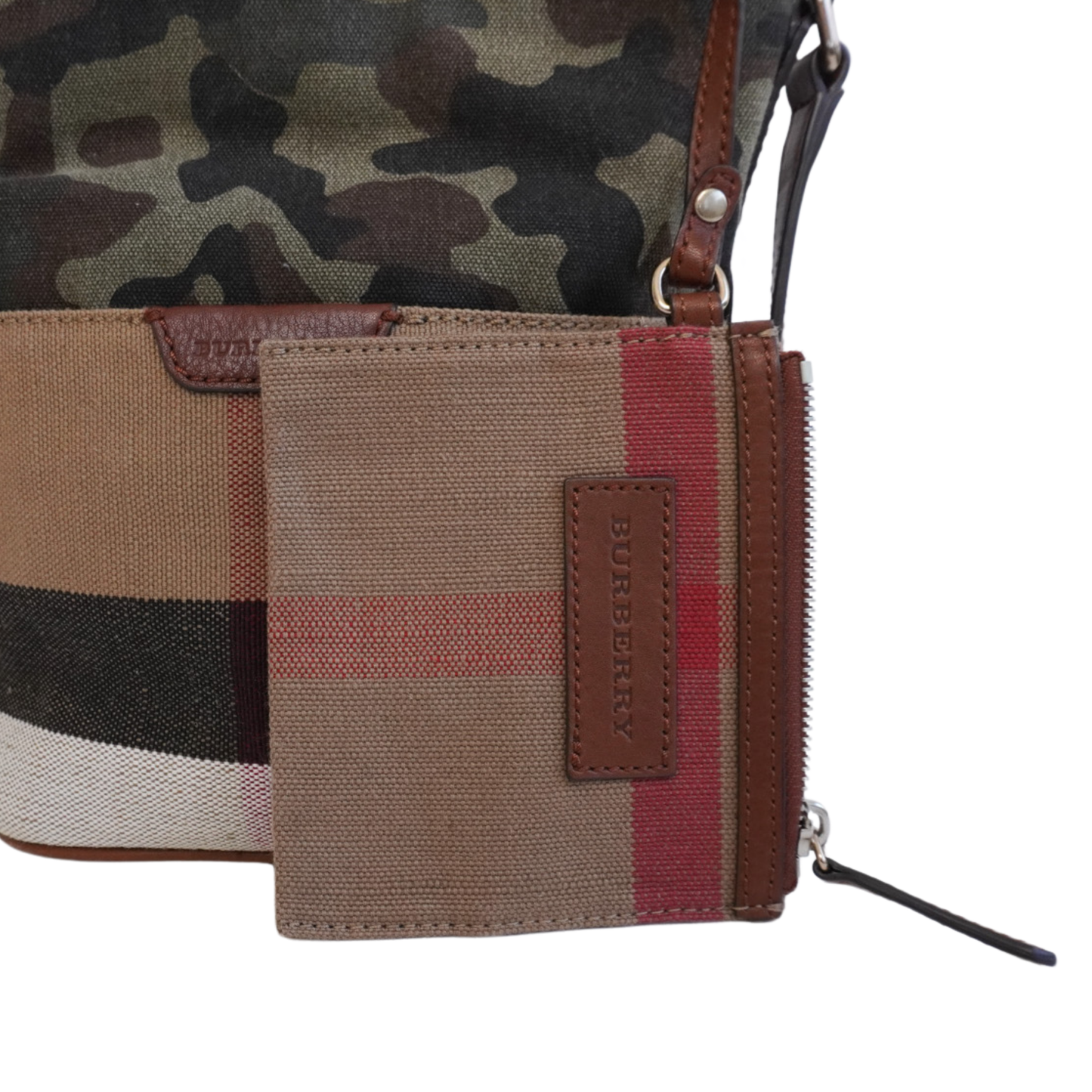 Burberry Handbags Check Bucket Bag