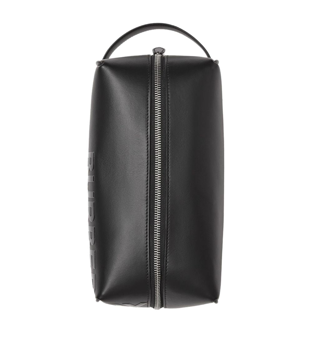 Burberry HORSEFERRY TOILETRY Leather Handbag